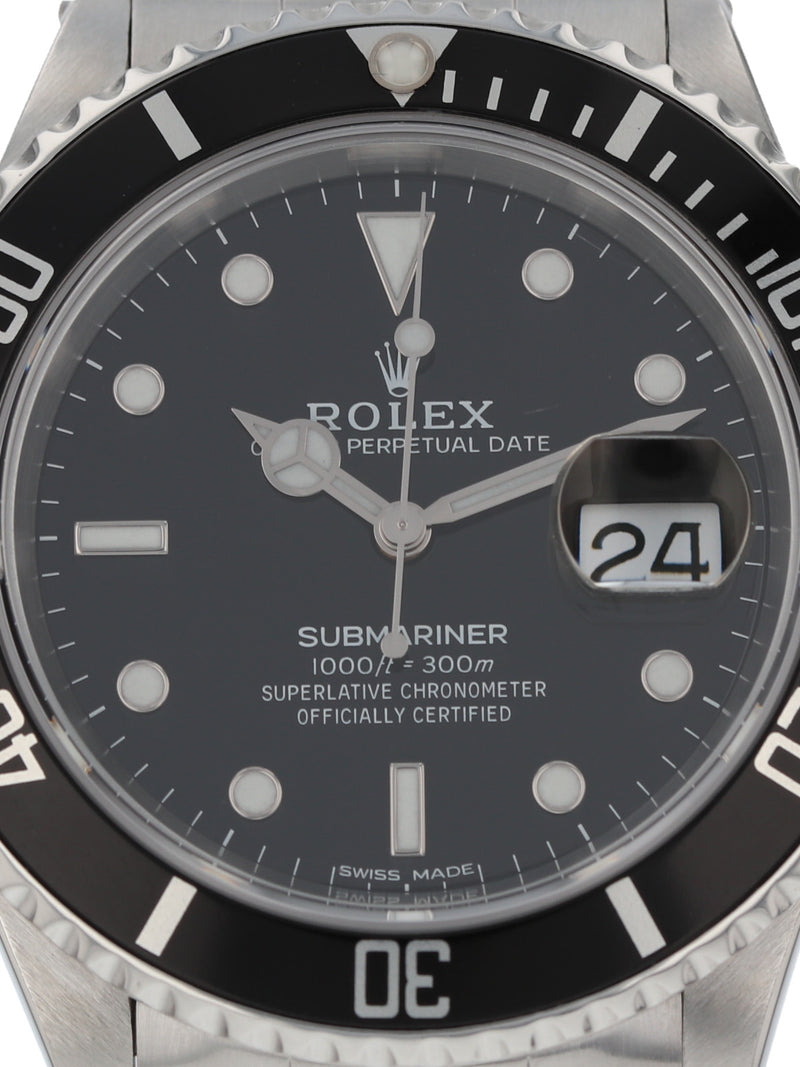 39150: Rolex Submariner, Ref. 16610, Rolex Papers