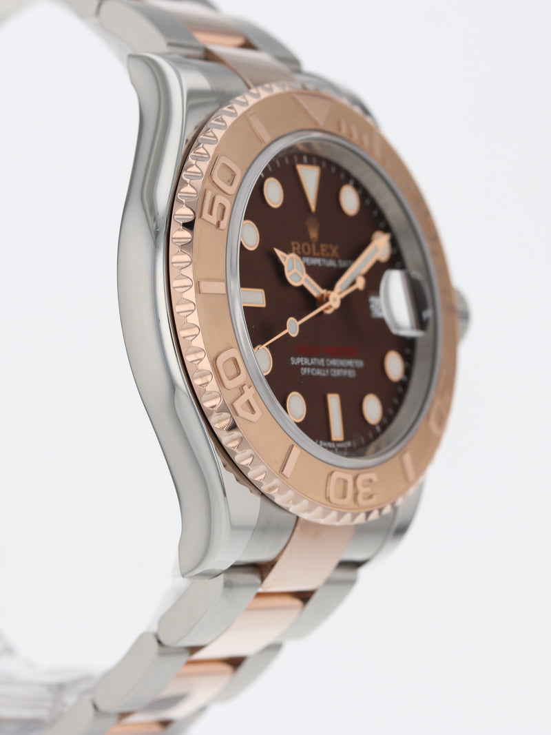39175: Rolex Yacht-Master 40, Ref. 116621, Chocolate Dial, Box and 2019 Card + 2023 Service Card