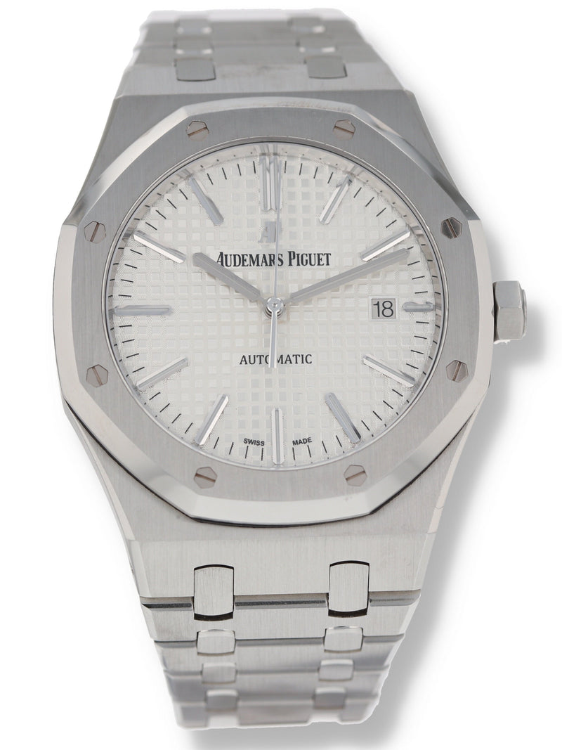 39178: Audemars Piguet Stainless Steel Royal Oak , Ref. 15400ST, 2014 Full Set