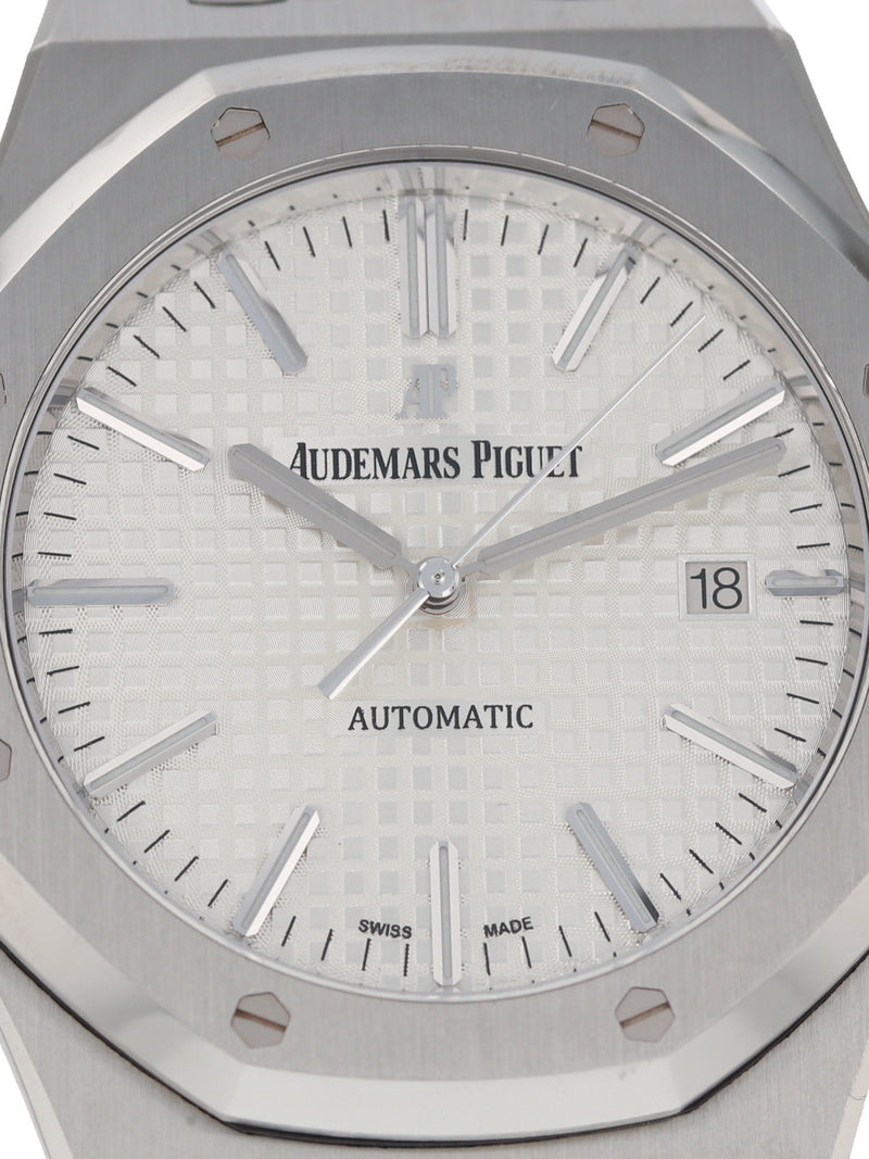 39178: Audemars Piguet Stainless Steel Royal Oak , Ref. 15400ST, 2014 Full Set