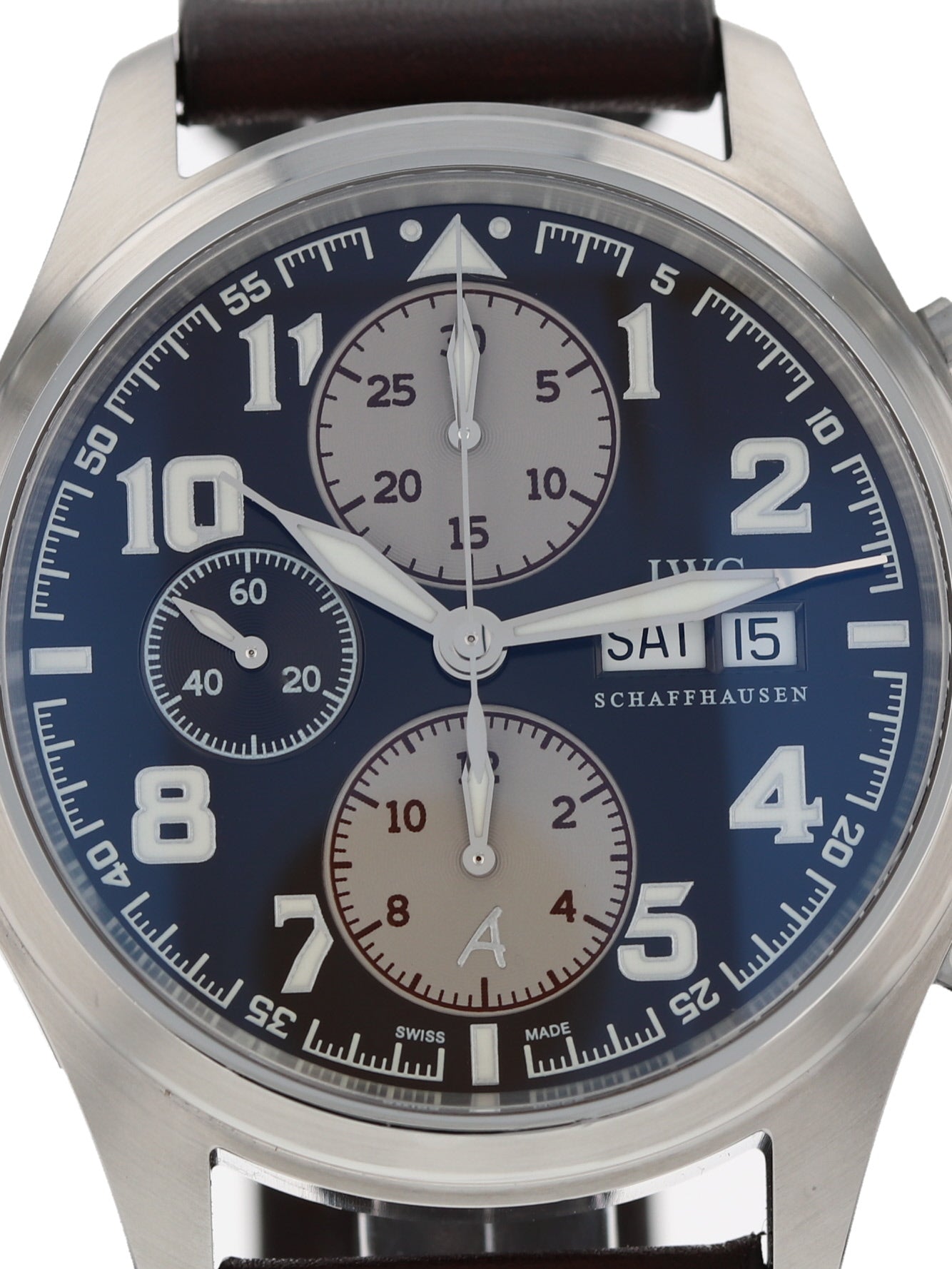 39190: IWC Pilot Spitfire Chronograph Antoine De Saint Exupery Limited ...