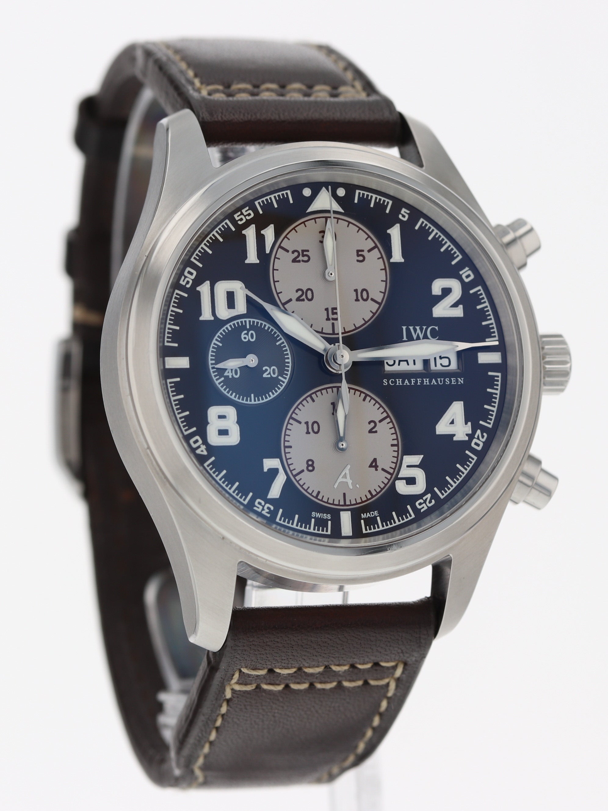 39190: IWC Pilot Spitfire Chronograph Antoine De Saint Exupery Limited ...
