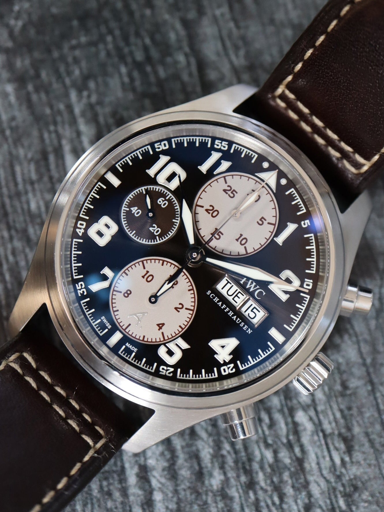 39190: IWC Pilot Spitfire Chronograph Antoine De Saint Exupery Limited ...
