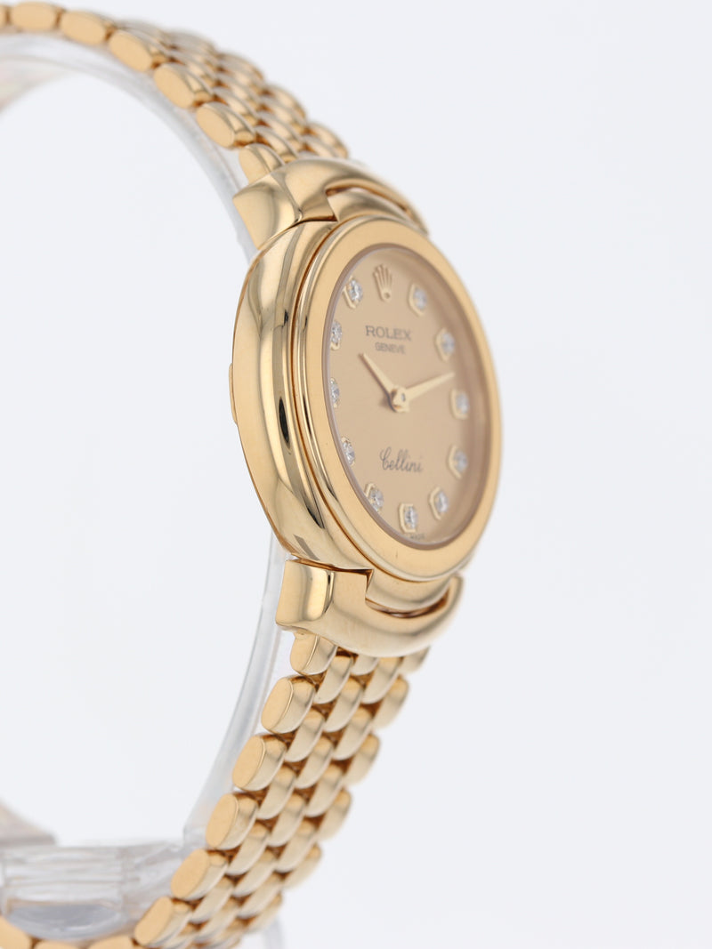 39194: Rolex 18k Ladies Cellini, Ref. 6621, Size 26mm