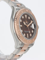 39199: Rolex Stainless Steel and Everose Gold Yacht-Master 40, Ref. 116621, Chocolate Dial, 2018 Full Set