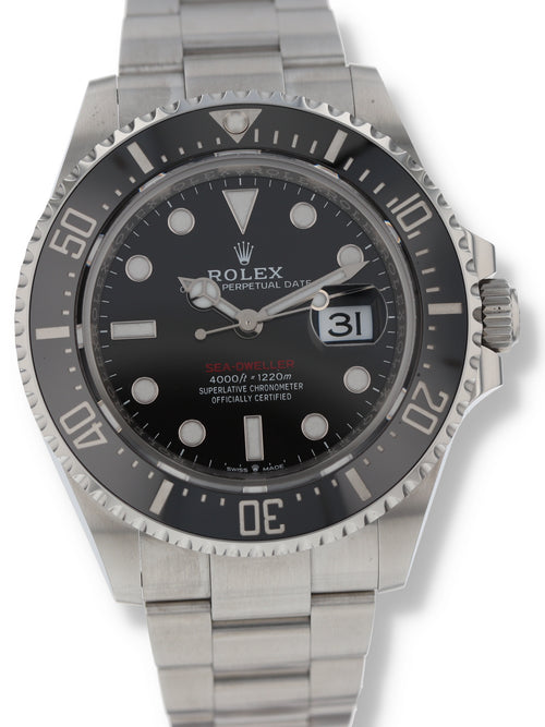 (Reserved) 39205: Rolex Red Anniversary Sea-Dweller, Ref. 126600, 2023 Full Set