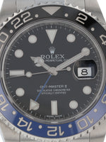 39224: Rolex GMT-Master II, "Batman", Ref. 116710BLNR, Box and 2015 Card