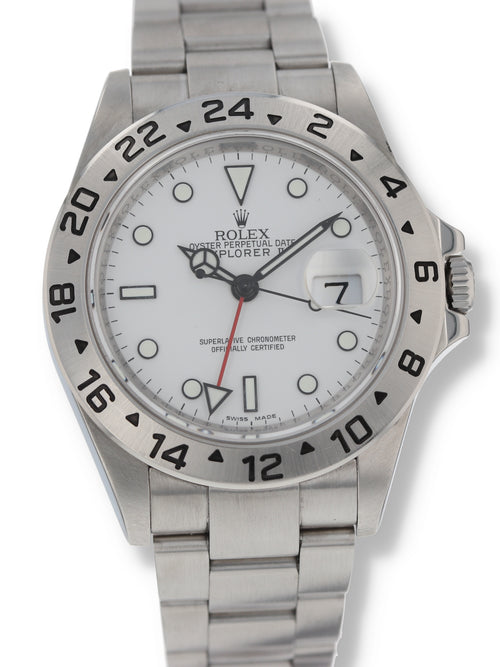 39232: Rolex Stainless Steel Explorer II, Ref. 16570, Box and Card