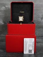 39233: Cartier 18k Yellow Gold Tank Solo Small, Quartz, Ref. W5200002