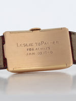 39249: Vacheron Constantin 18k Rose Gold Rare Art Deco Vintage Wristwatch, Circa 1940's