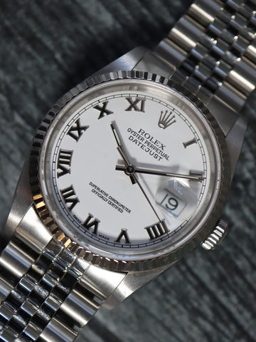 39294: Rolex Datejust 36, Ref. 16234, Rolex Papers Circa 1990