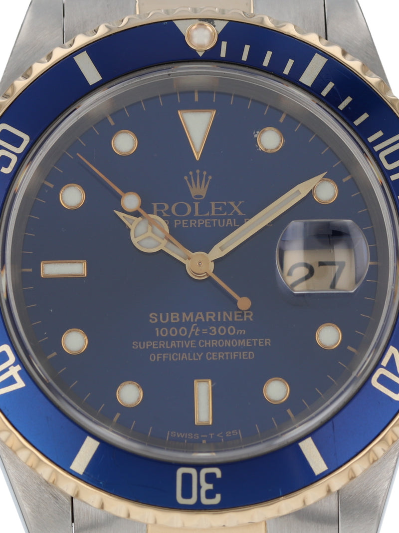 39304: Rolex Submariner 40, Ref. 16613, Circa 1997