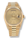 39305: Rolex 18k Yellow Gold President, Ref. 18238, Box and Papers 1989