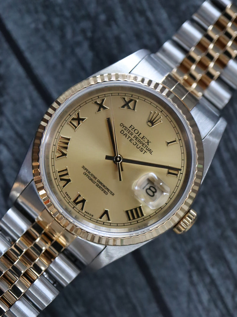 39308: Rolex Datejust 36, Ref. 16233, Box and Papers, Circa 2002