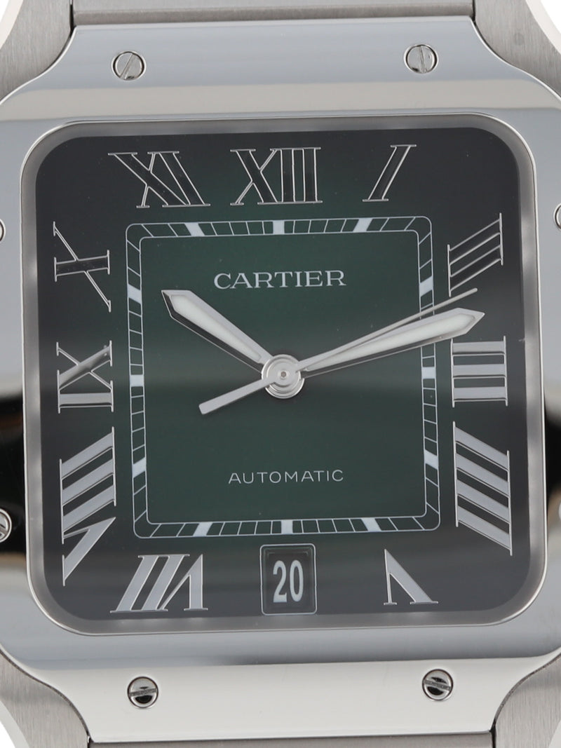 39353: Cartier Large Santos, Ref. WSSA0062, 2023 Full Set