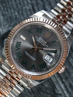 39377: Rolex Datejust 41 "Wimbledon", Ref. 126331, 2021 Full Set