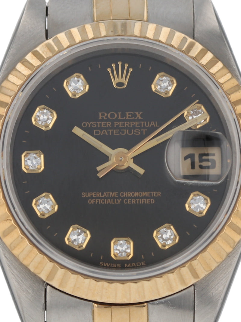 39385: Rolex Ladies Datejust, Ref. 69173, Rolex Papers, Circa 1991