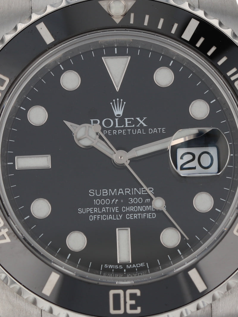 39398: Rolex Submariner 40, Ref. 116610LN, Box and 2013 Card