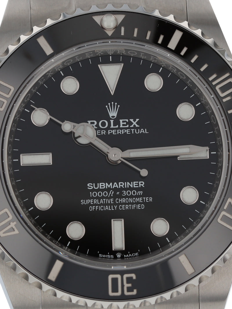 39429: Rolex Submariner "No Date", Ref. 124060, 2022 Full Set