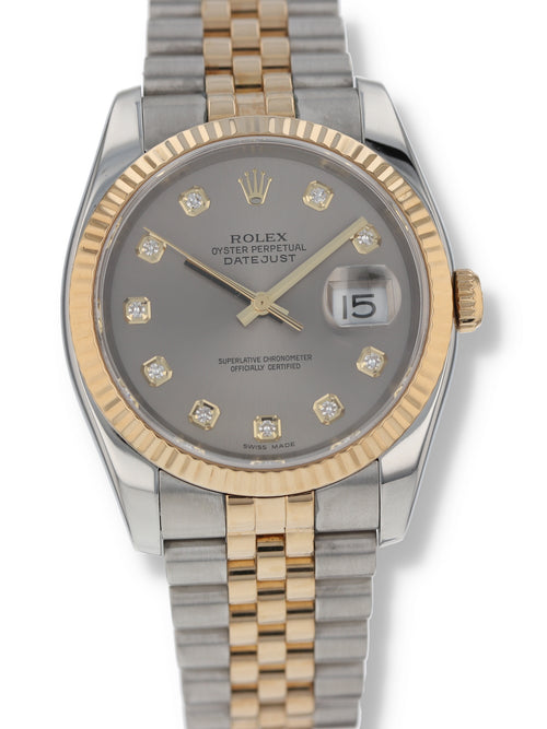 39455: Rolex Datejust 36, Ref. 116233, Box and Papers