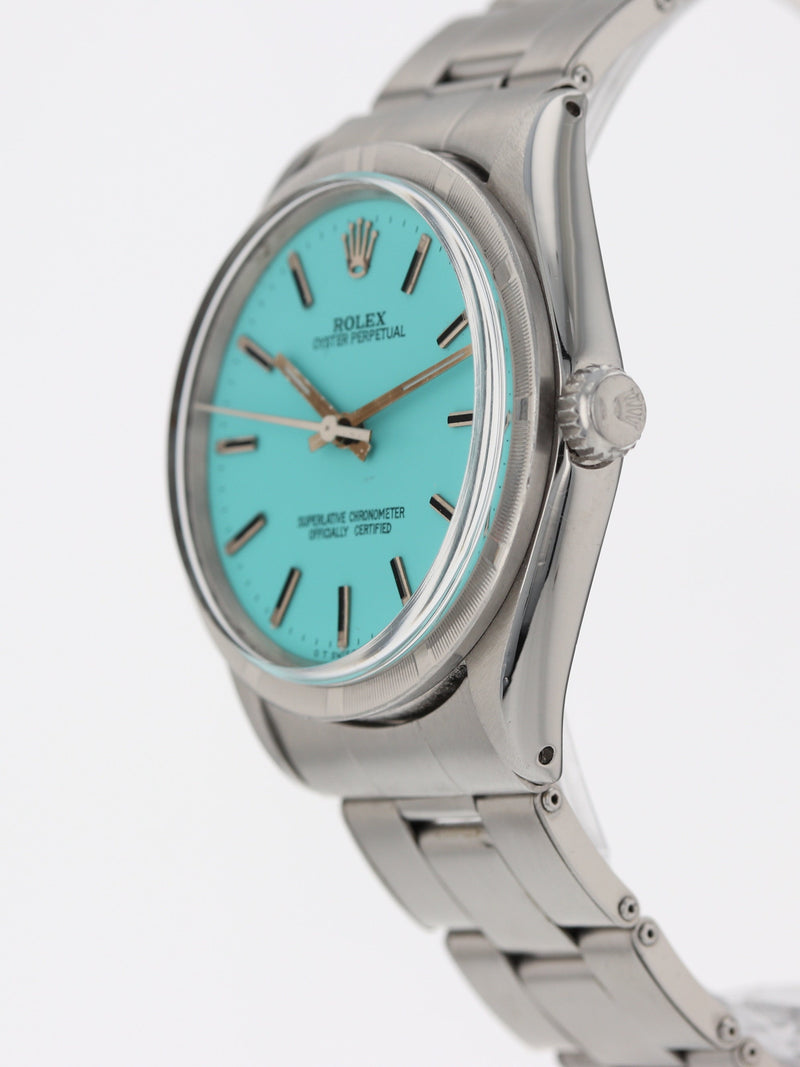 39459: Rolex Vintage Oyster Perpetual, Ref. 1007, Custom Color Dial, Circa 1970