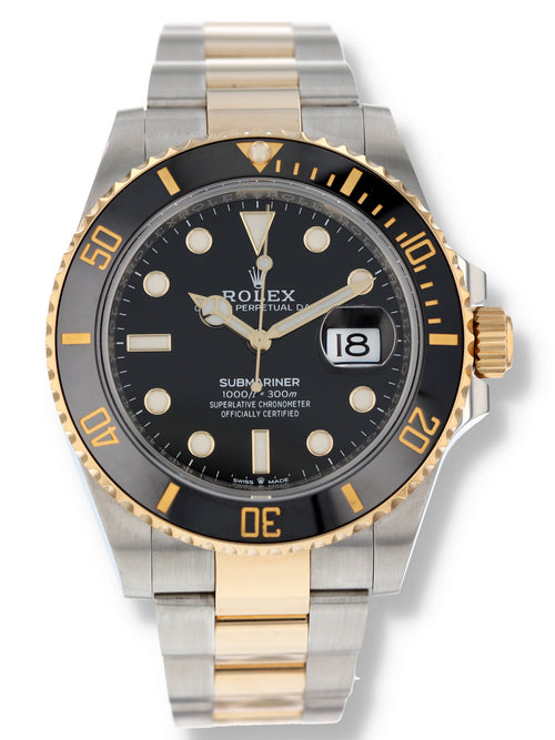 39517: Rolex Submariner 41, Ref. 126613LN, Box and 2021 Card