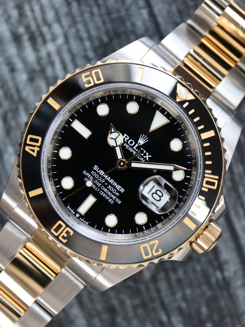 39517: Rolex Submariner 41, Ref. 126613LN, Box and 2021 Card