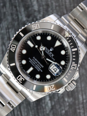 39524: Rolex Submariner 40, Ref. 116610LN, Box and 2015 Card, 2021