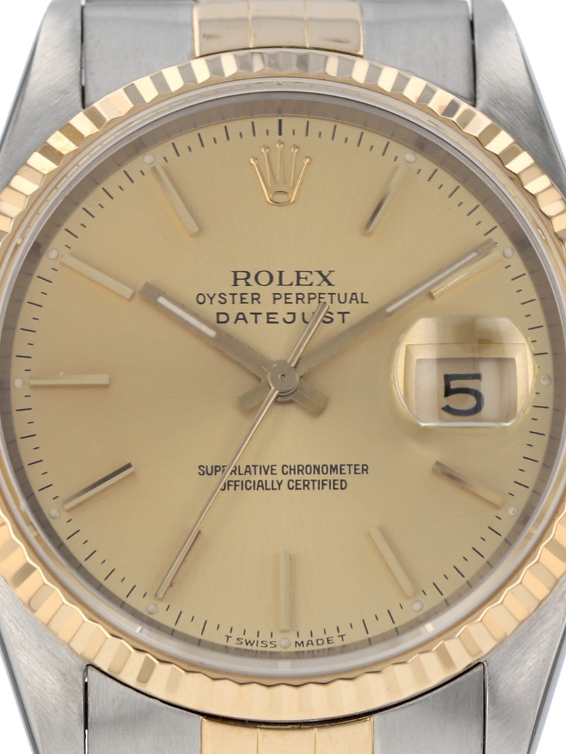 39536: Rolex Datejust 36, Ref. 16233, Circa 1990