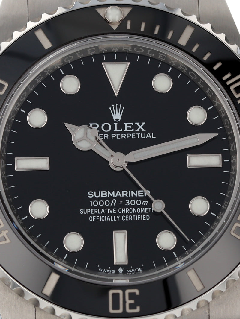 39587: Rolex Submariner 41 "No Date", Ref. 124060, 2022 Full Set