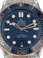 39592: Omega Steel and 18k Sedna Gold Seamaster Diver 300M, Ref. 210.22.42.20.03.002, 2020 Full Set