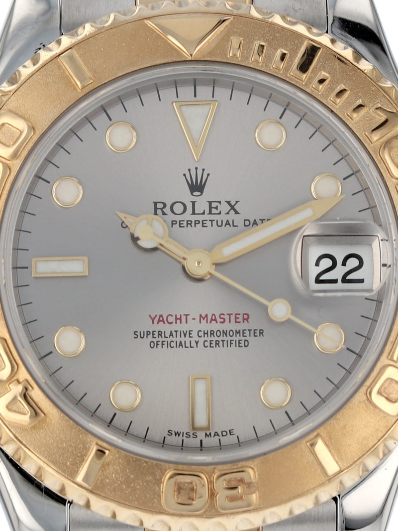 39636: Rolex Mid-Size Yacht-Master Ref. 168623, Circa 2001, Rolex Factory Service 2022