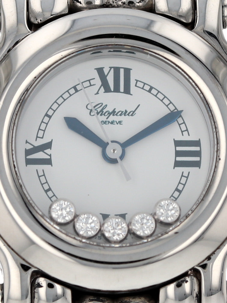 39644: Chopard Ladies Happy Sport, Quartz, Ref. 27/8250-23, Box and Papers