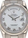 39648: Rolex 18k White Gold Day-Date, Ref. 118239, Circa 2003