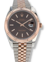 39659: Rolex Datejust 41, Ref. 126331 Chocolate Dial, Rolex Box