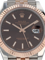 39659: Rolex Datejust 41, Ref. 126331 Chocolate Dial, Rolex Box