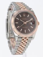 39659: Rolex Datejust 41, Ref. 126331 Chocolate Dial, Rolex Box