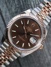 39659: Rolex Datejust 41, Ref. 126331 Chocolate Dial, Rolex Box