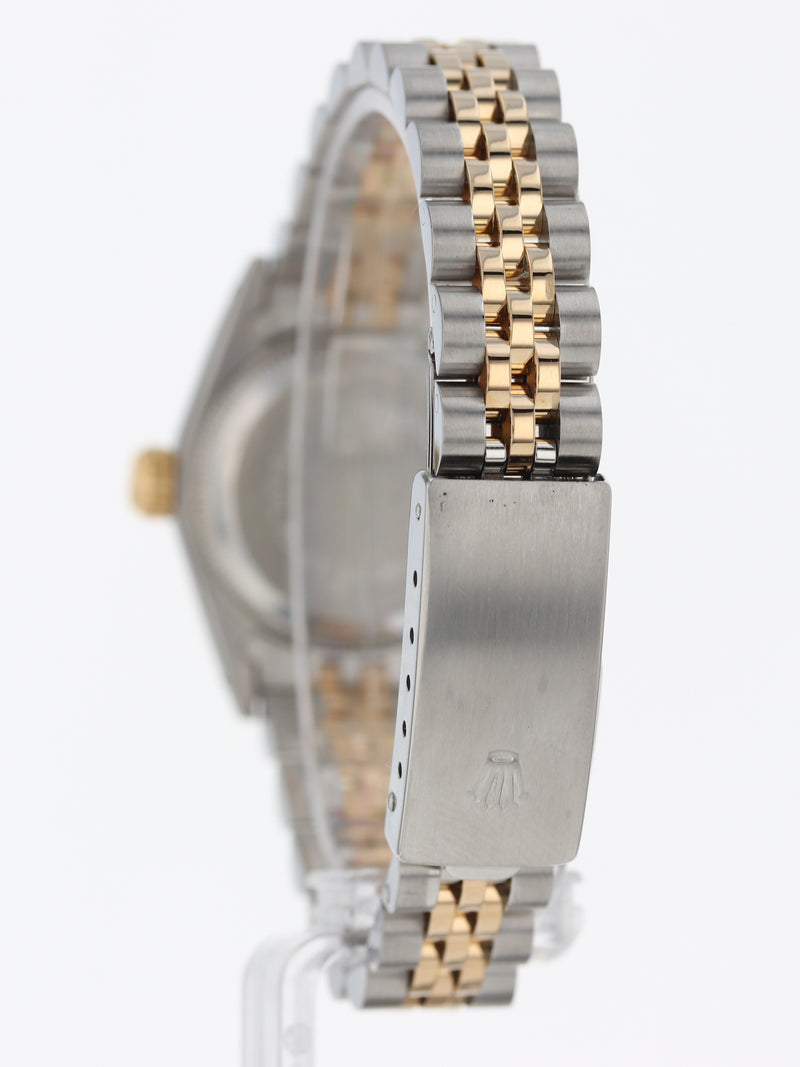 39675: Rolex Ladies Oyster Perpetual, Ref. 67193, Box and Papers Circa 1990