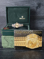 39675: Rolex Ladies Oyster Perpetual, Ref. 67193, Box and Papers Circa 1990