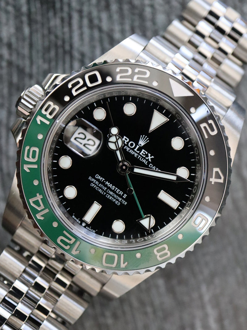 39676: Rolex GMT-Master II "Sprite", Ref. 126720VTNR, 2022 Full Set