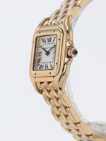 39684: Cartier 18k Yellow Gold Small Panther, WGPN0008, Box and 2022 Card