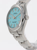 39687: Rolex Oyster Perpetual 31, Ref. 277200, "Tiffany Blue" Dial, 2021 Full Set