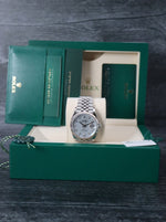 39688: Rolex Datejust 36, Ref. 126234, Mother of Pearl Diamond Dial, 2022 Full set