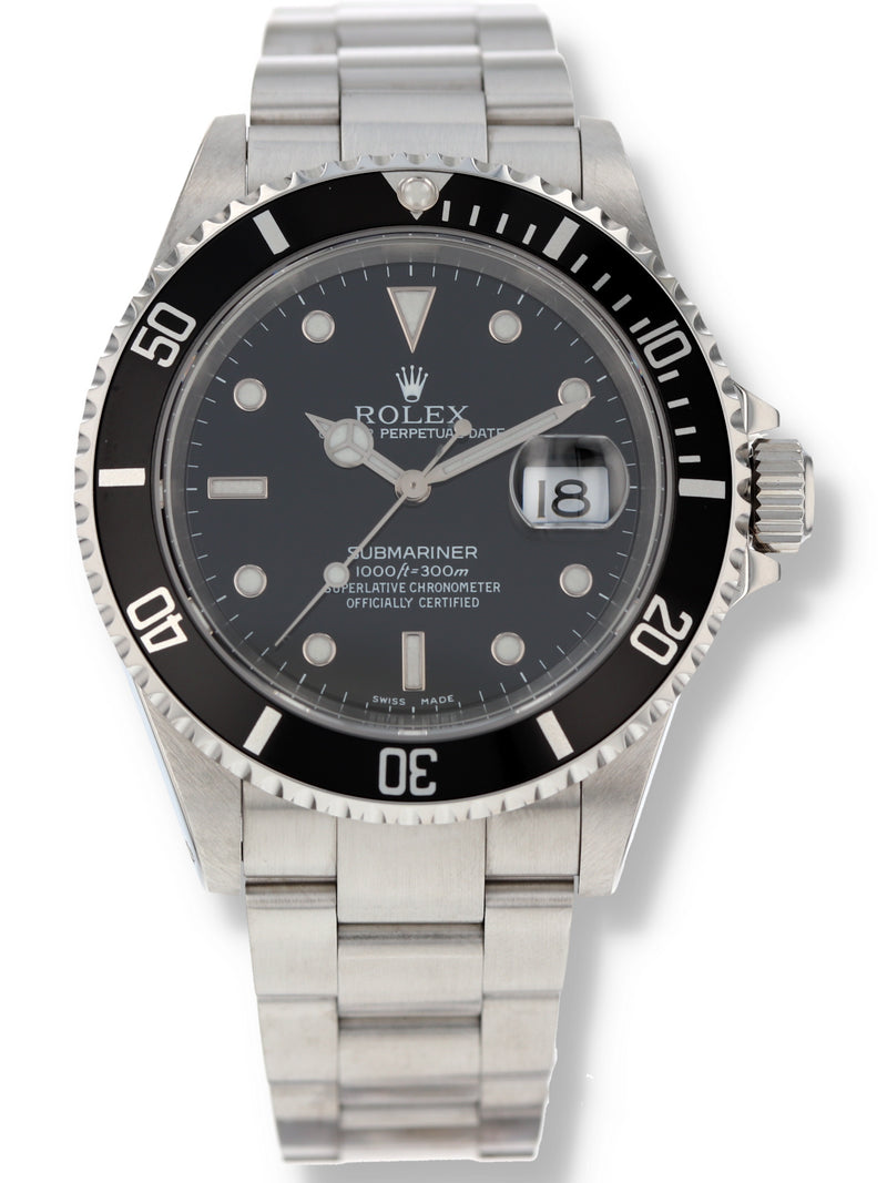 39692: Rolex Submariner 40, Ref. 16610, Rolex Papers Circa 2000