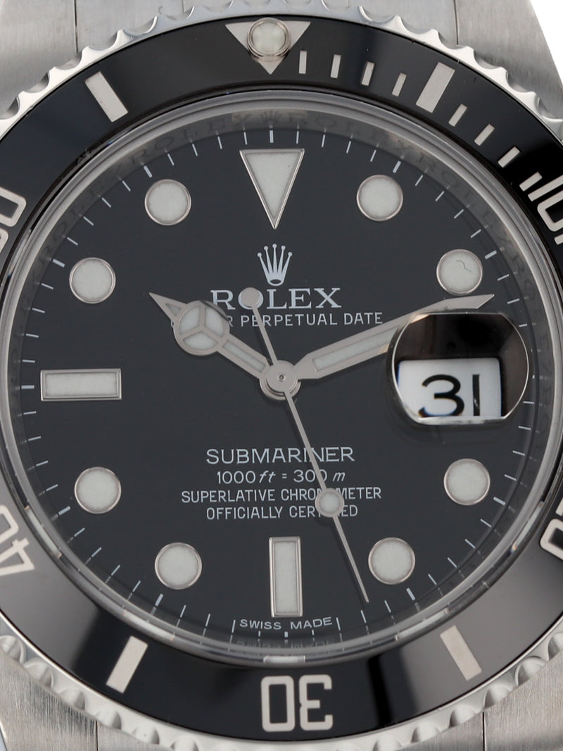 39716: Rolex Submariner 40, 116610LN, Box and 2013 Card