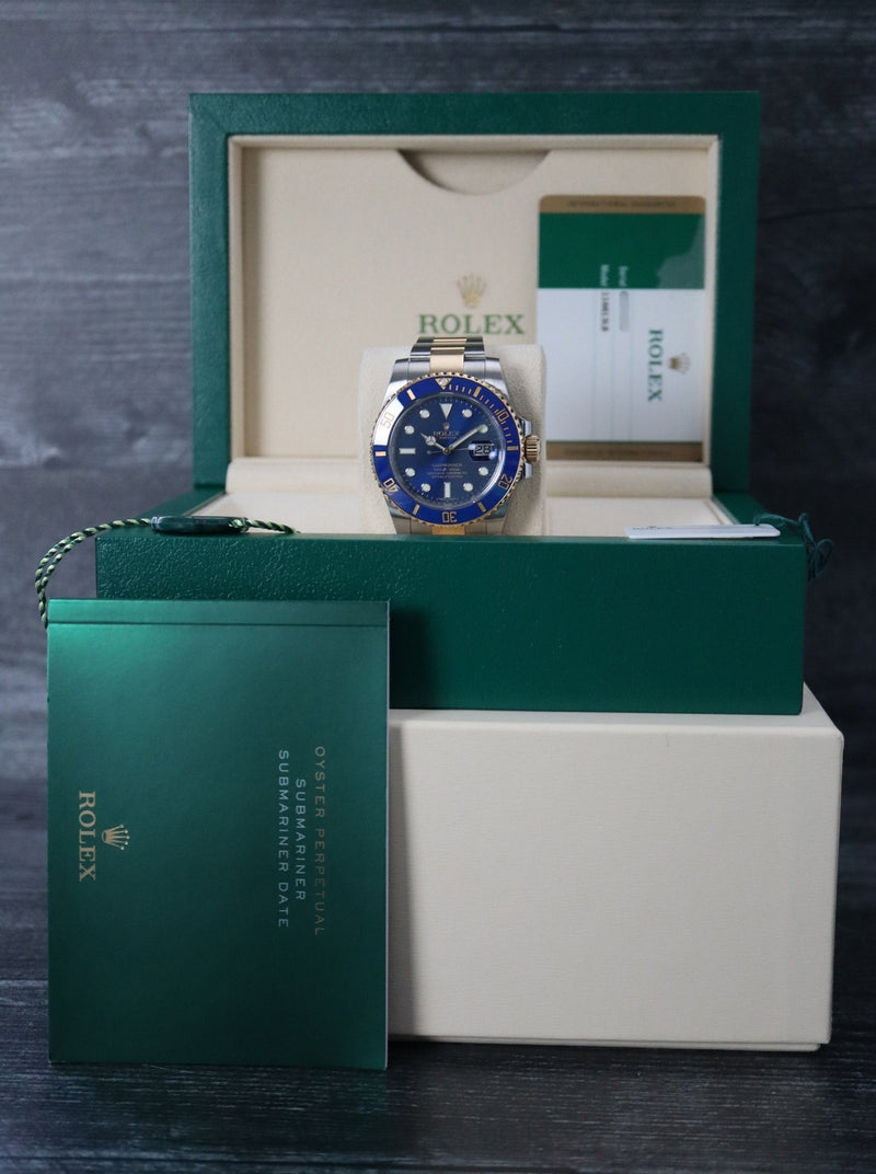 39721: Rolex Submariner 40, Ref. 116613LB, 2017 Full Set