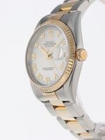 39731: Rolex Datejust 36, Ref. 16233, MOP Roman Dial, Box and Papers 2003