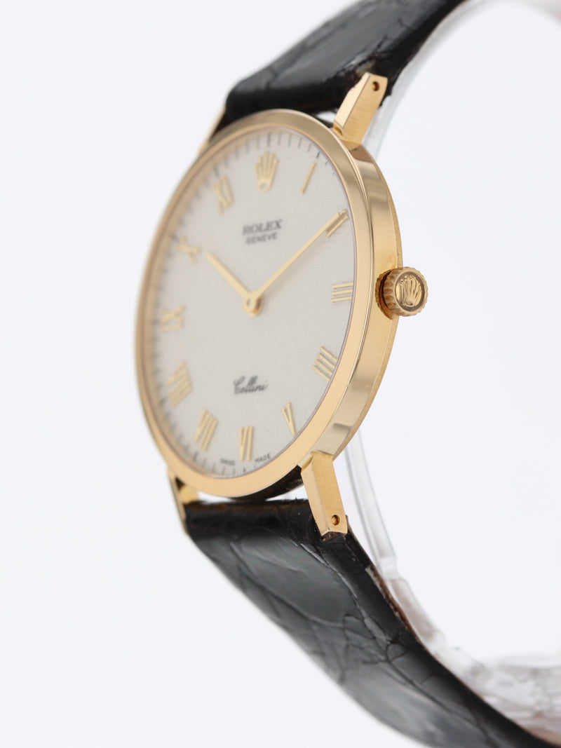 39742: Rolex 18k Yellow Gold Cellini, Size 32mm, Ref. 4112, Circa 1991