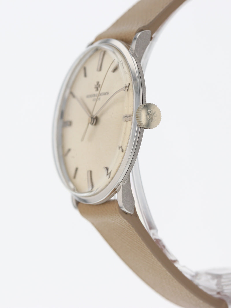 39754: Vacheron Constantin Vintage 18k White Gold Center Seconds, Manual, Ref. 6564